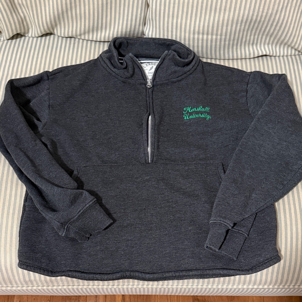 Marshall University crop 1/2 Zip - Glenn’s Sporting Goods